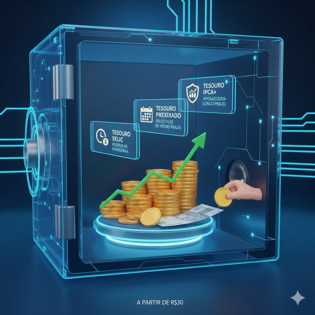 Tesouro Direto: Onde o investidor iniciante encontra segurança e lucro